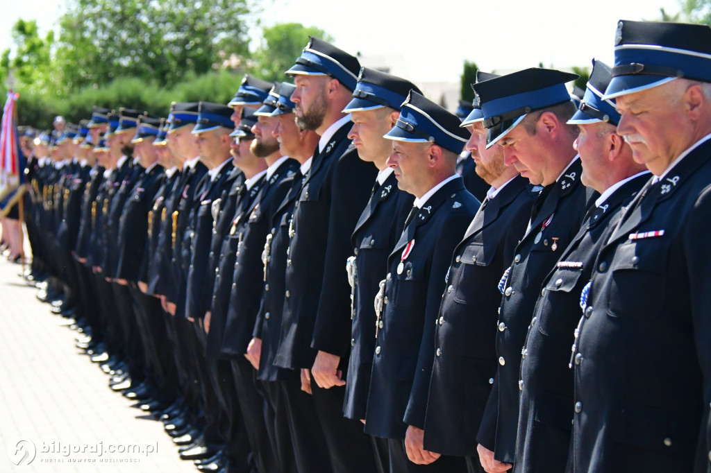 Hołd za walkę z pożarem w Puszczy Solskiej