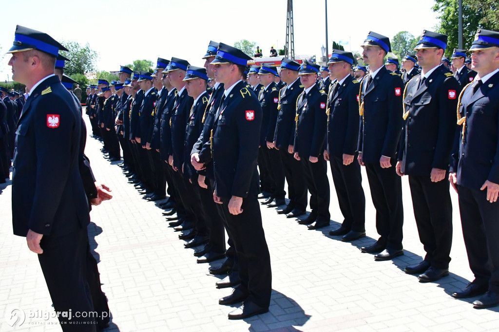Hołd za walkę z pożarem w Puszczy Solskiej