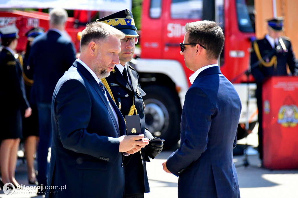 Hołd za walkę z pożarem w Puszczy Solskiej