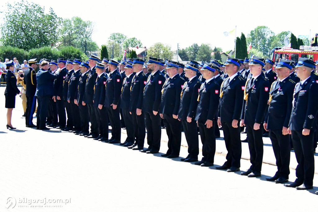 Hołd za walkę z pożarem w Puszczy Solskiej