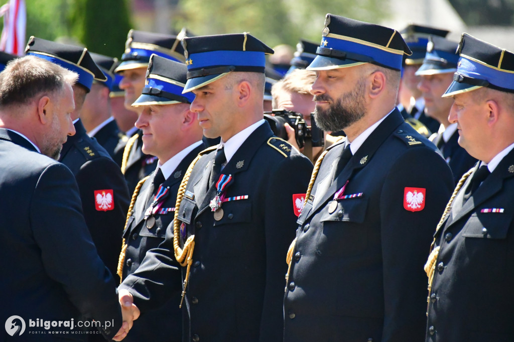 Hołd za walkę z pożarem w Puszczy Solskiej