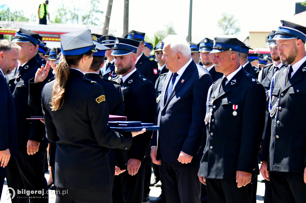 Hołd za walkę z pożarem w Puszczy Solskiej