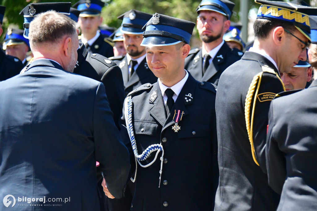 Hołd za walkę z pożarem w Puszczy Solskiej