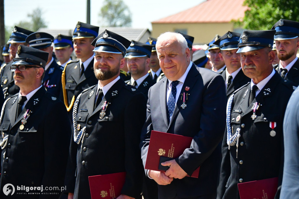 Hołd za walkę z pożarem w Puszczy Solskiej
