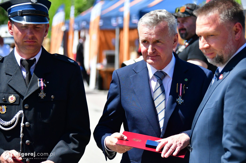 Hołd za walkę z pożarem w Puszczy Solskiej