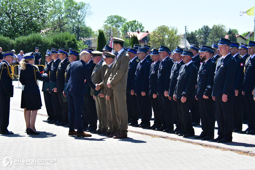 Hołd za walkę z pożarem w Puszczy Solskiej