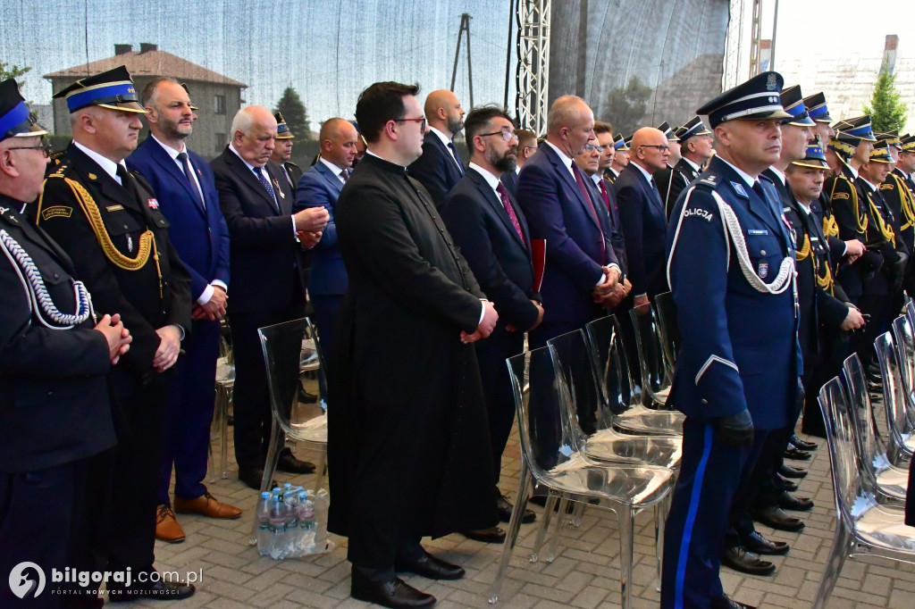 Hołd za walkę z pożarem w Puszczy Solskiej