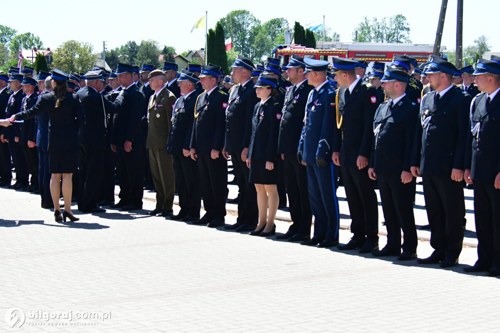 Hołd za walkę z pożarem w Puszczy Solskiej