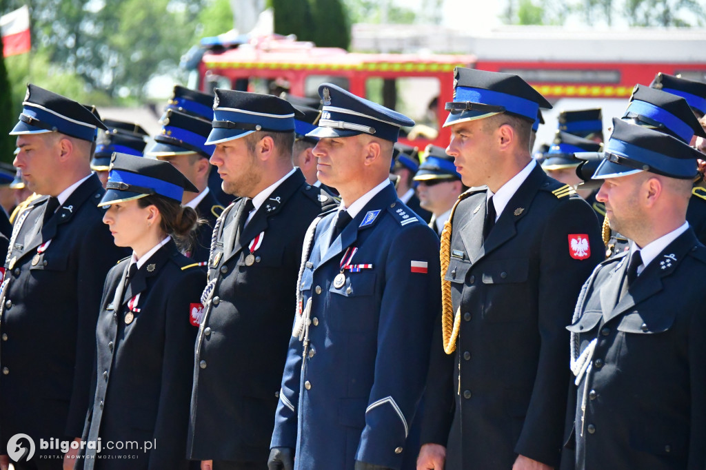 Hołd za walkę z pożarem w Puszczy Solskiej