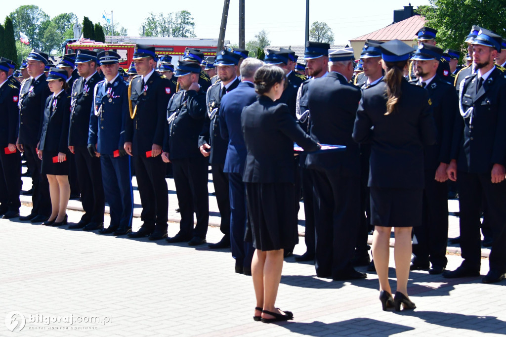 Hołd za walkę z pożarem w Puszczy Solskiej
