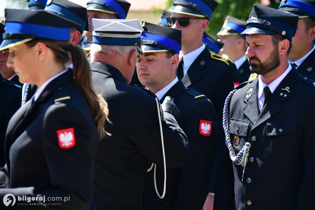 Hołd za walkę z pożarem w Puszczy Solskiej