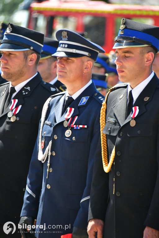 Hołd za walkę z pożarem w Puszczy Solskiej