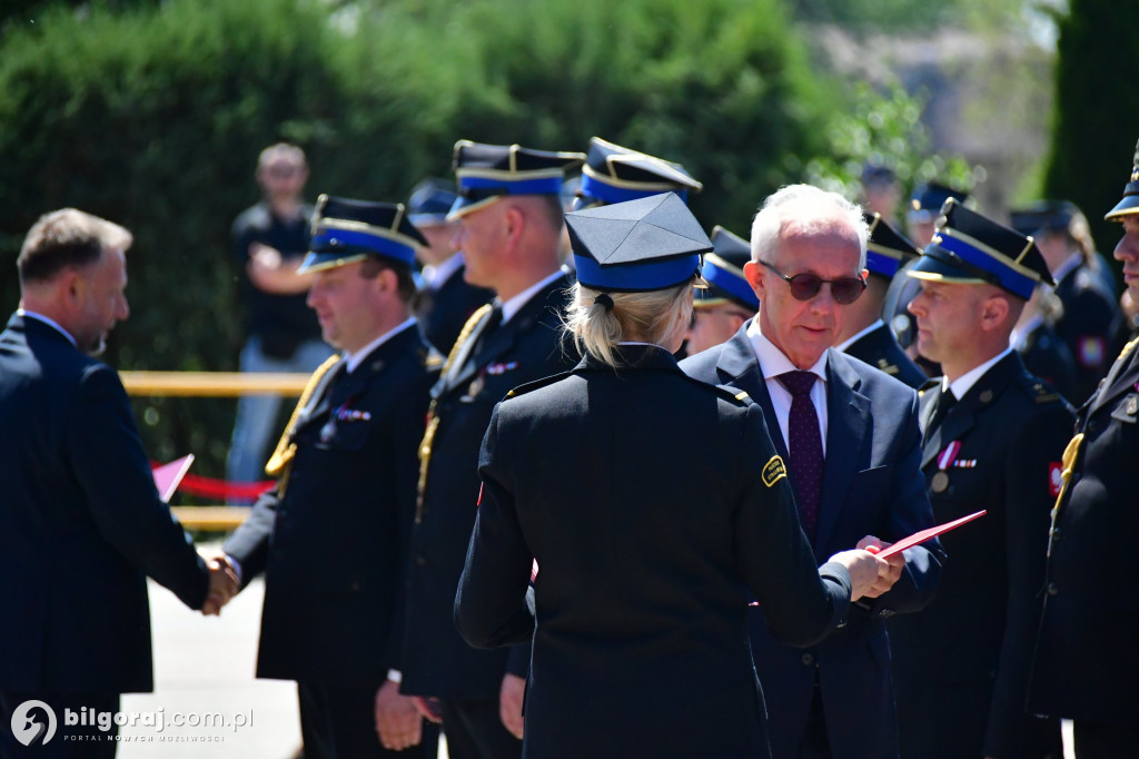 Hołd za walkę z pożarem w Puszczy Solskiej