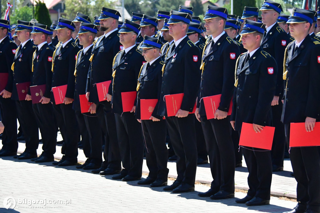 Hołd za walkę z pożarem w Puszczy Solskiej
