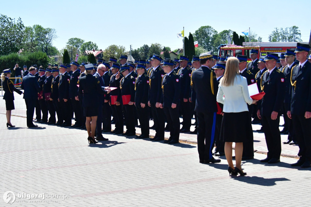 Hołd za walkę z pożarem w Puszczy Solskiej