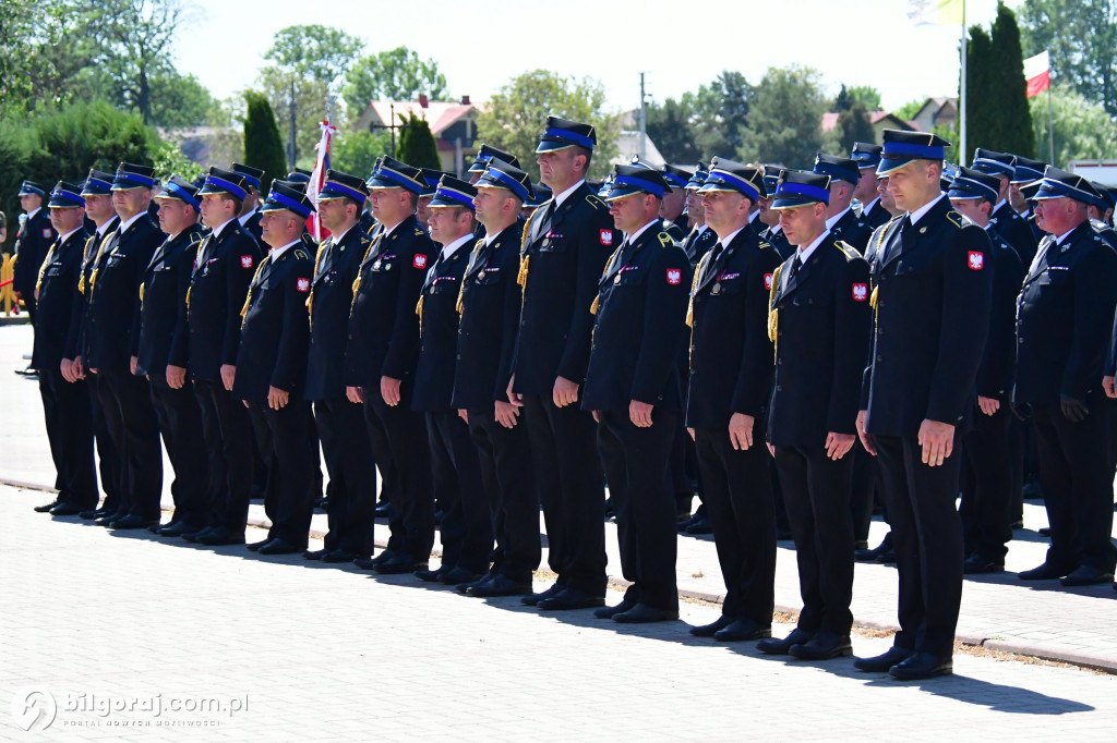 Hołd za walkę z pożarem w Puszczy Solskiej