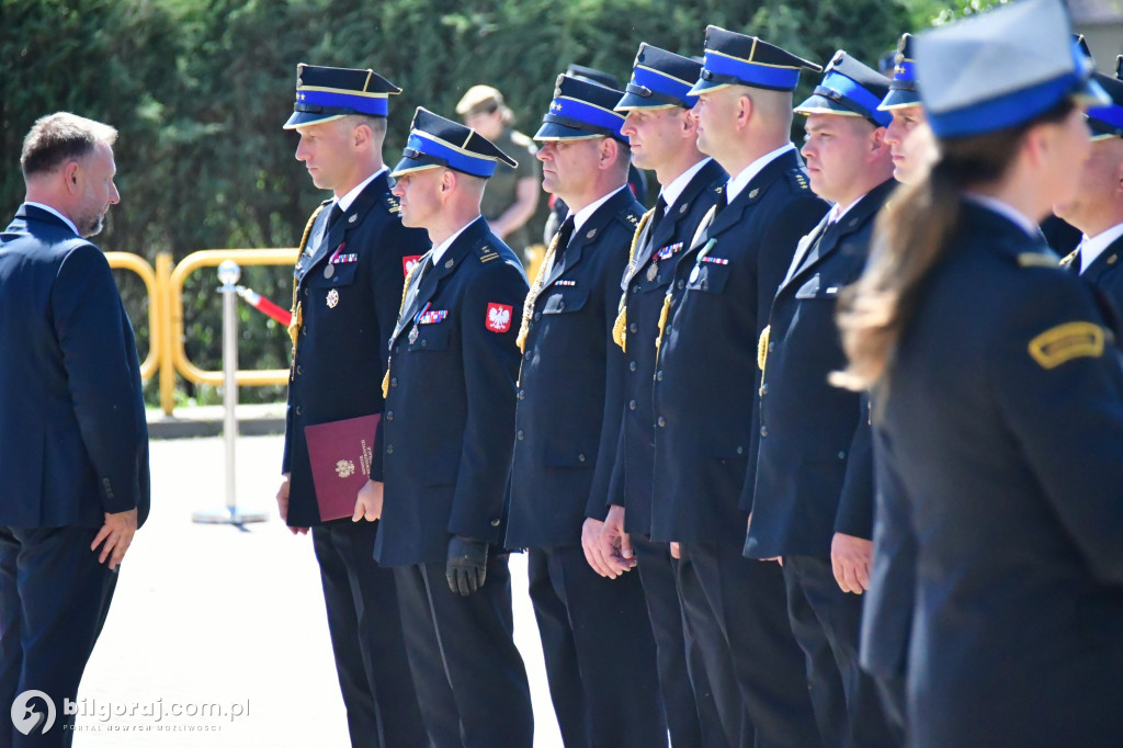 Hołd za walkę z pożarem w Puszczy Solskiej
