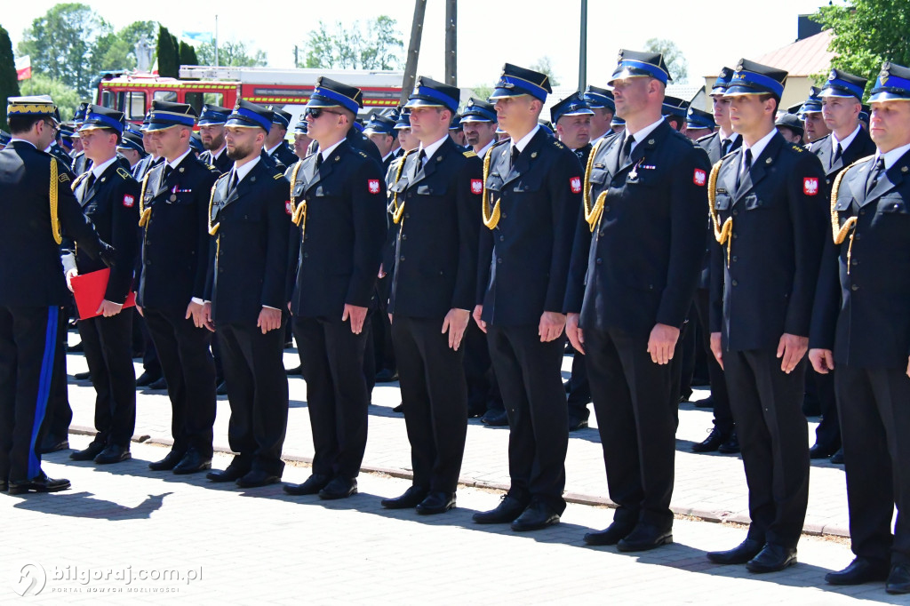 Hołd za walkę z pożarem w Puszczy Solskiej
