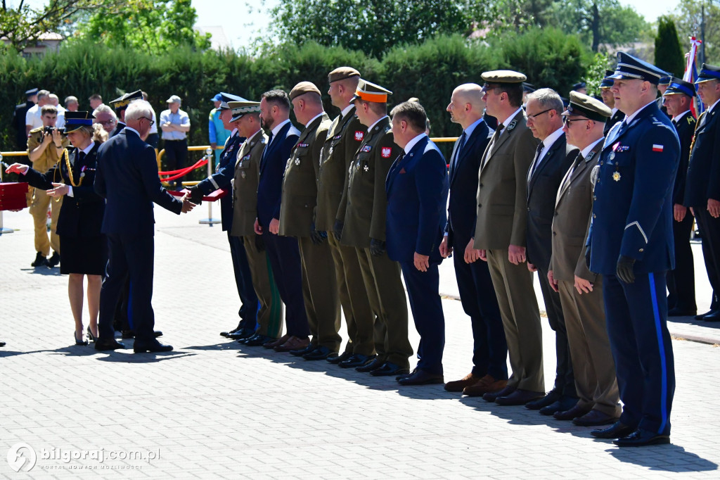 Hołd za walkę z pożarem w Puszczy Solskiej