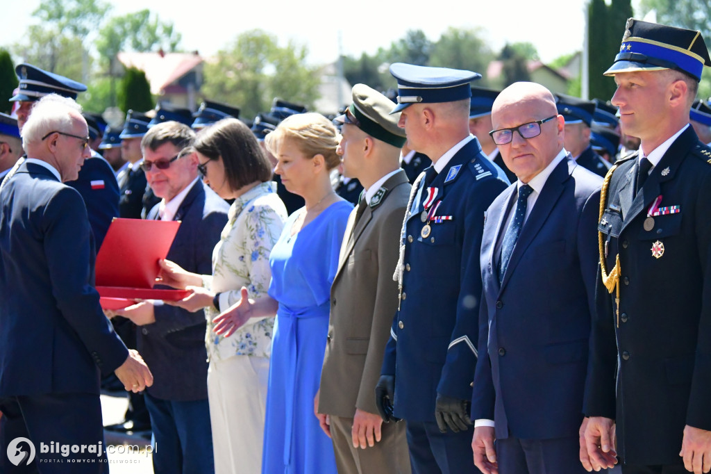 Hołd za walkę z pożarem w Puszczy Solskiej
