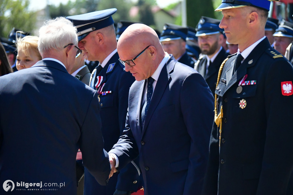 Hołd za walkę z pożarem w Puszczy Solskiej