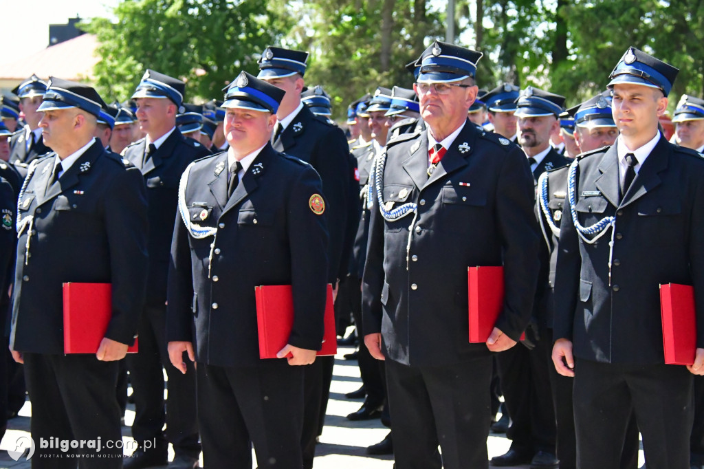 Hołd za walkę z pożarem w Puszczy Solskiej