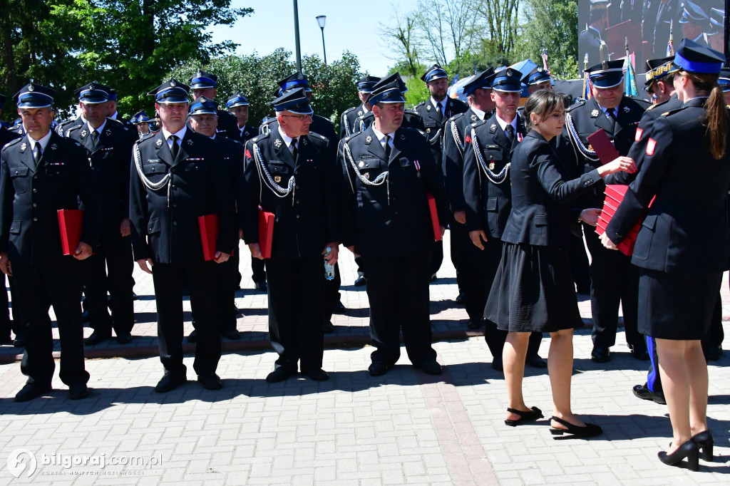 Hołd za walkę z pożarem w Puszczy Solskiej