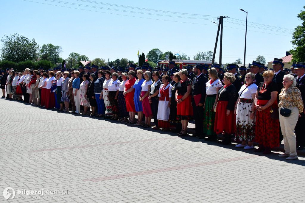 Hołd za walkę z pożarem w Puszczy Solskiej