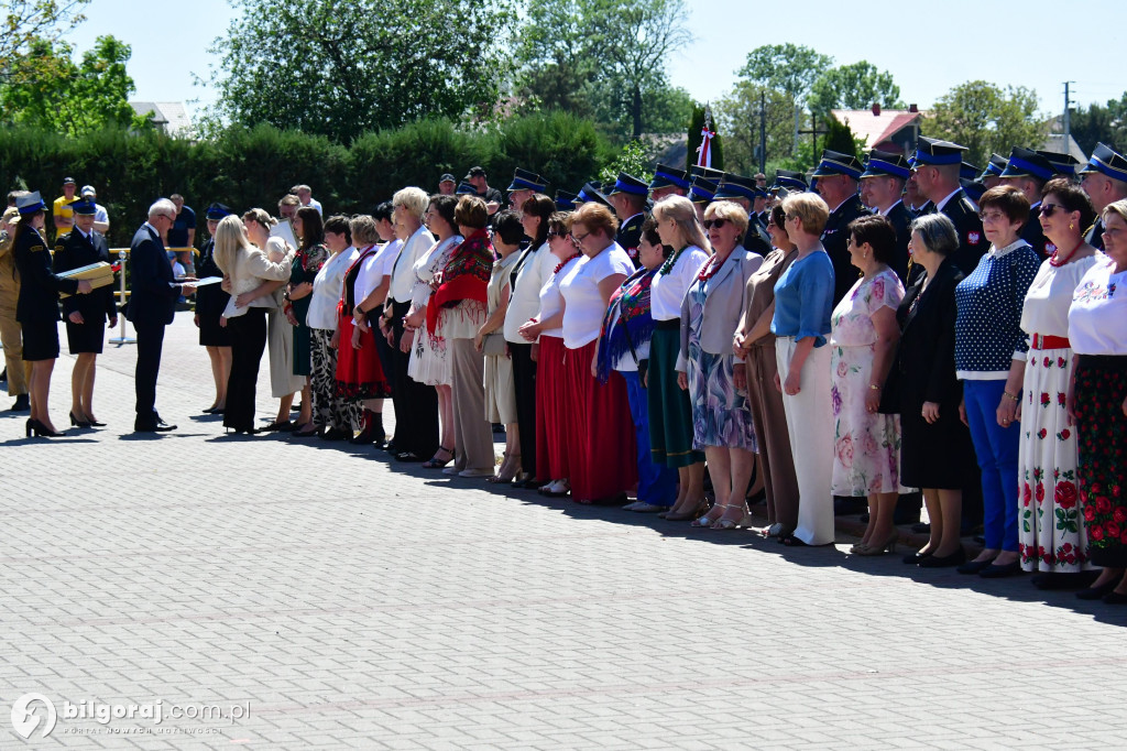 Hołd za walkę z pożarem w Puszczy Solskiej