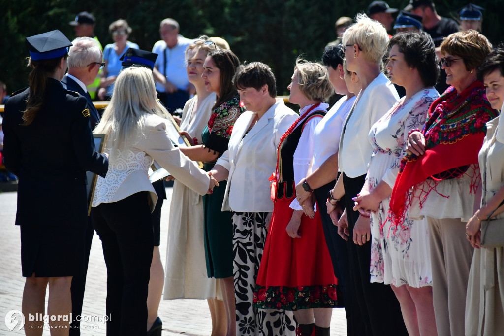Hołd za walkę z pożarem w Puszczy Solskiej