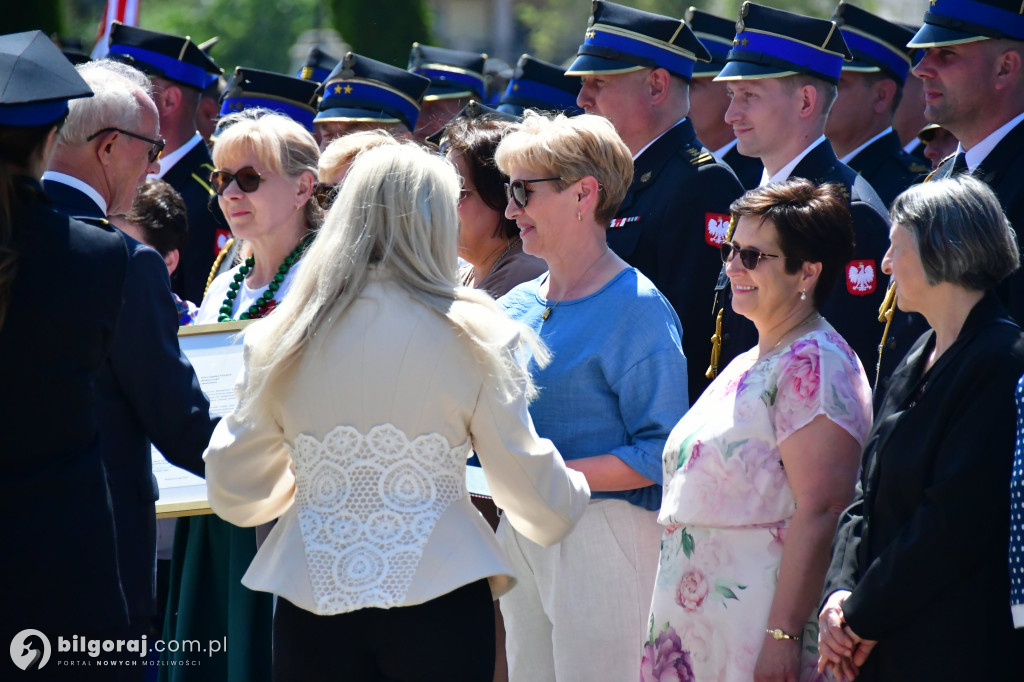 Hołd za walkę z pożarem w Puszczy Solskiej