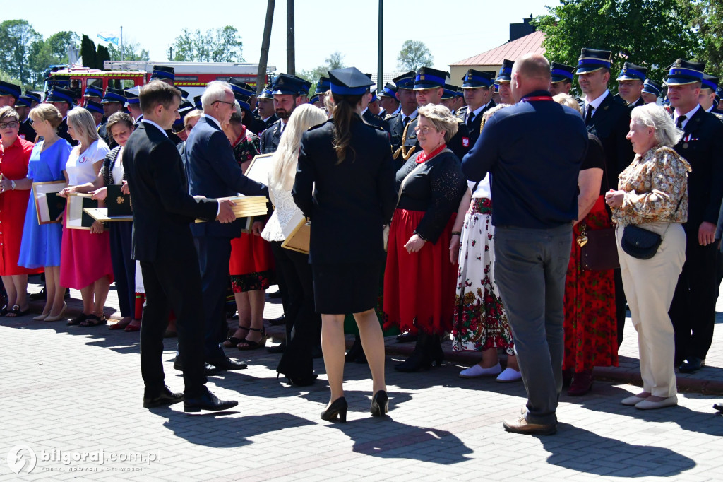Hołd za walkę z pożarem w Puszczy Solskiej