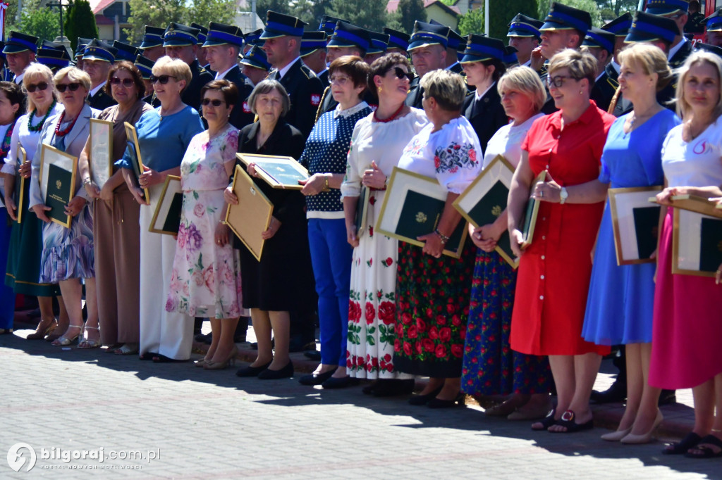 Hołd za walkę z pożarem w Puszczy Solskiej