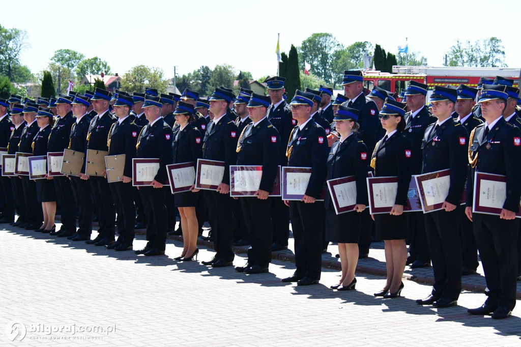 Hołd za walkę z pożarem w Puszczy Solskiej