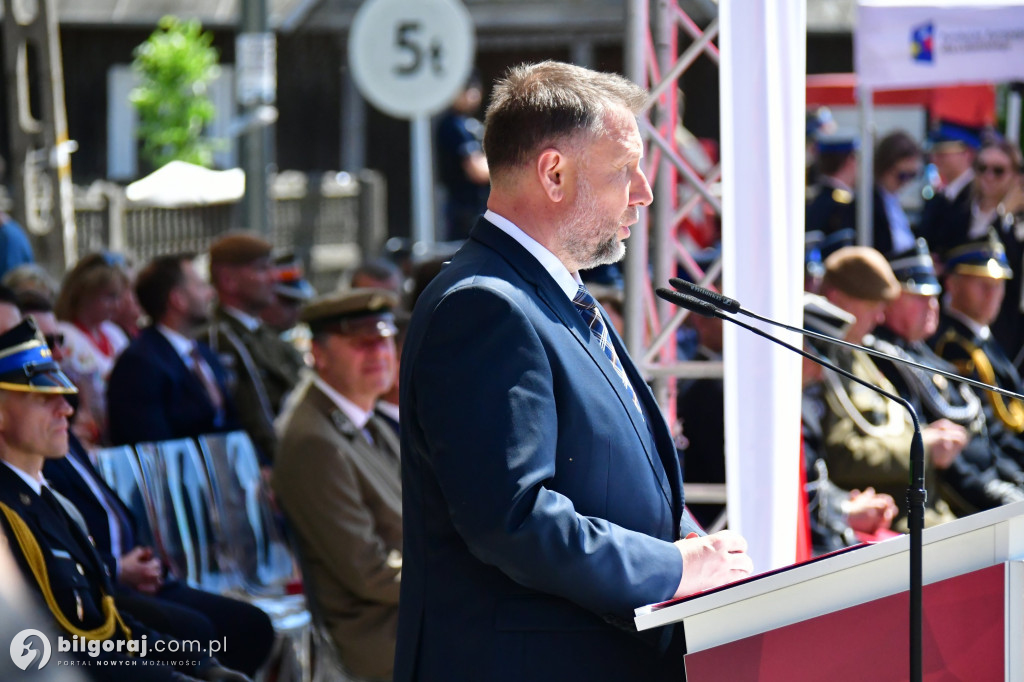 Hołd za walkę z pożarem w Puszczy Solskiej