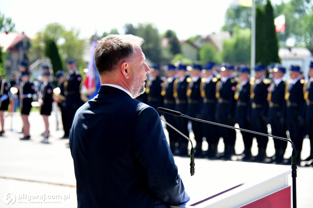 Hołd za walkę z pożarem w Puszczy Solskiej