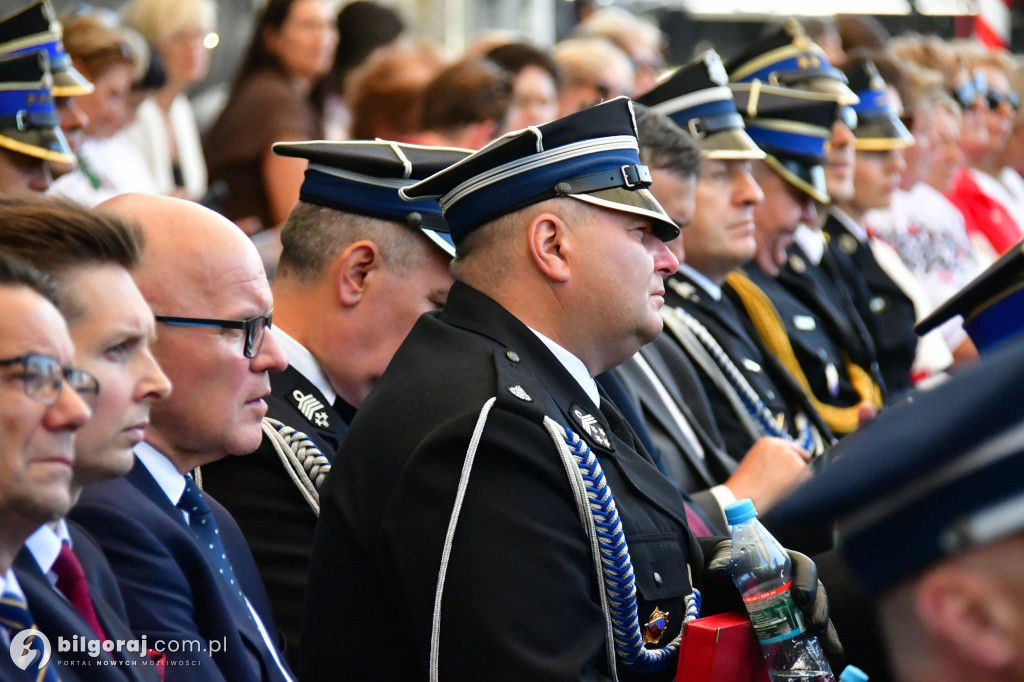 Hołd za walkę z pożarem w Puszczy Solskiej
