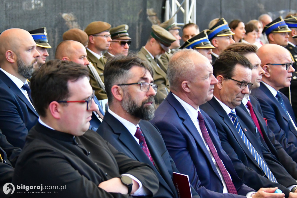Hołd za walkę z pożarem w Puszczy Solskiej