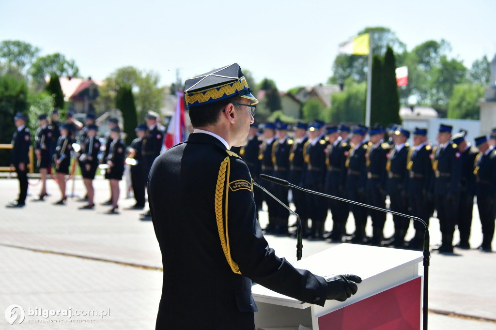 Hołd za walkę z pożarem w Puszczy Solskiej
