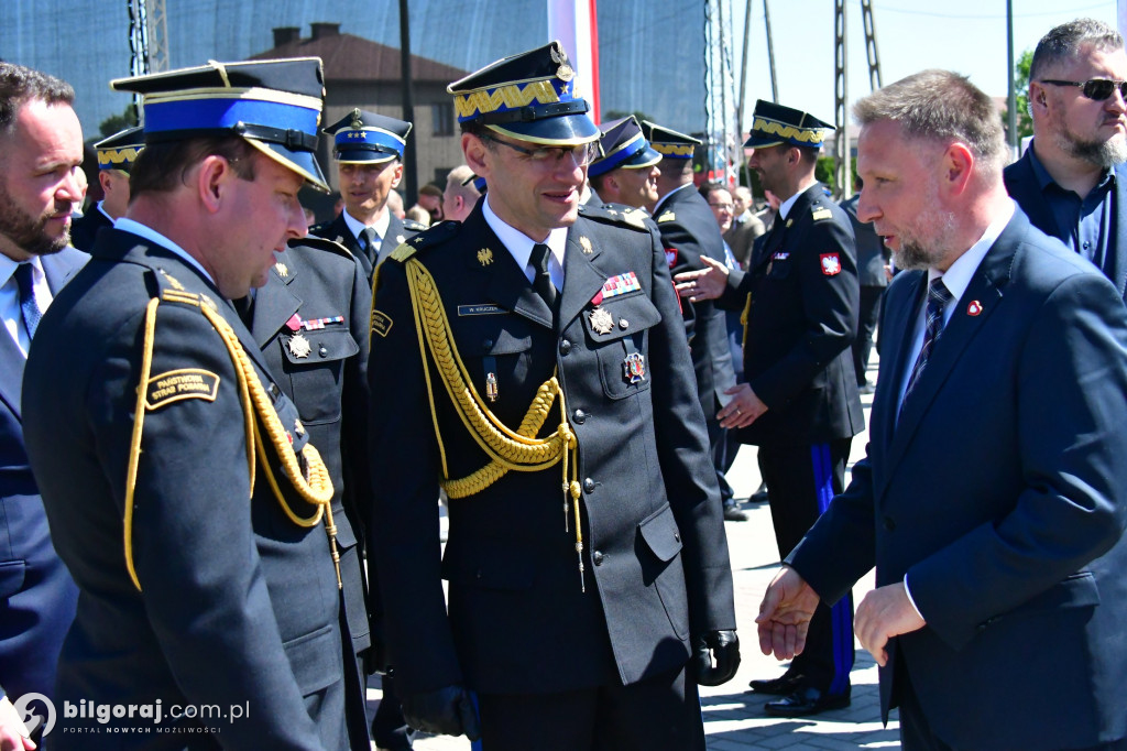 Hołd za walkę z pożarem w Puszczy Solskiej