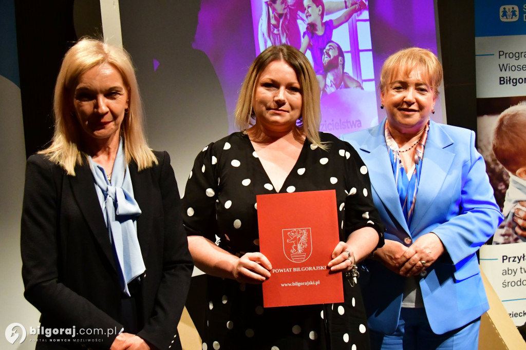 Powiat biłgorajski podziękował rodzicom zastępczym