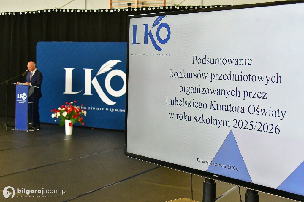 Nagrody Kuratora Oświaty wręczone w Biłgoraju