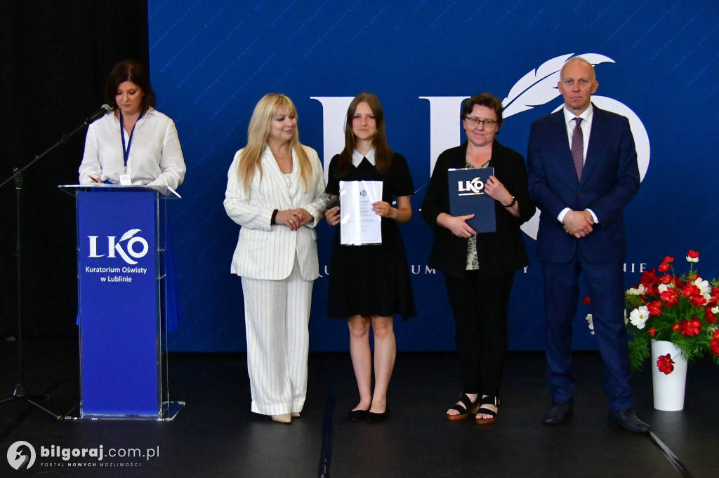 Nagrody Kuratora Oświaty wręczone w Biłgoraju