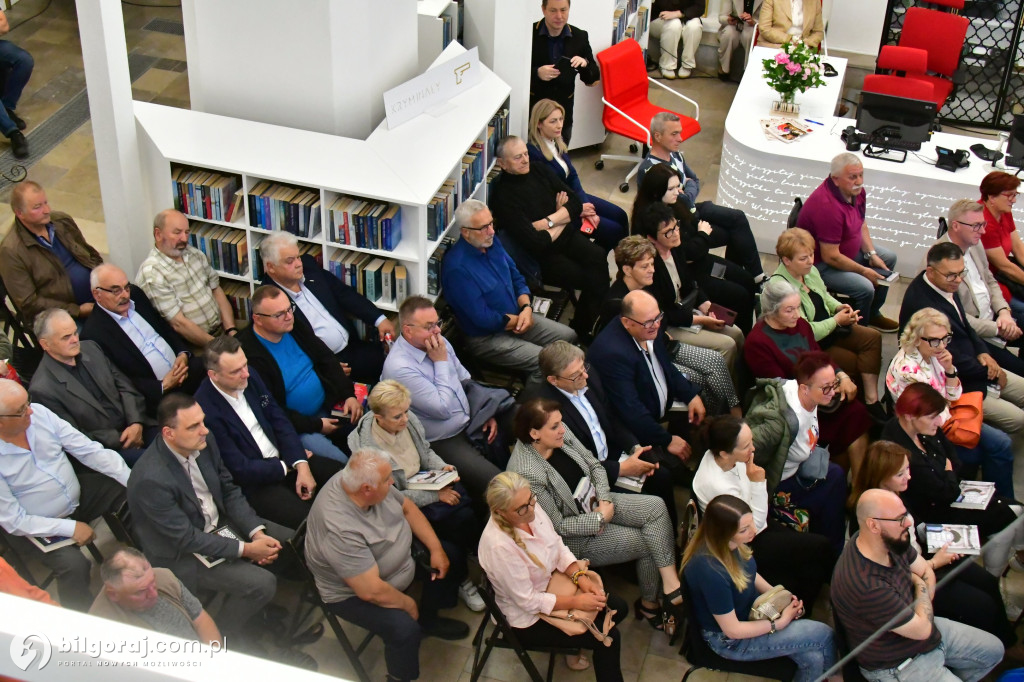 Radosław Sikorski na spotkaniu w Tarnogrodzie