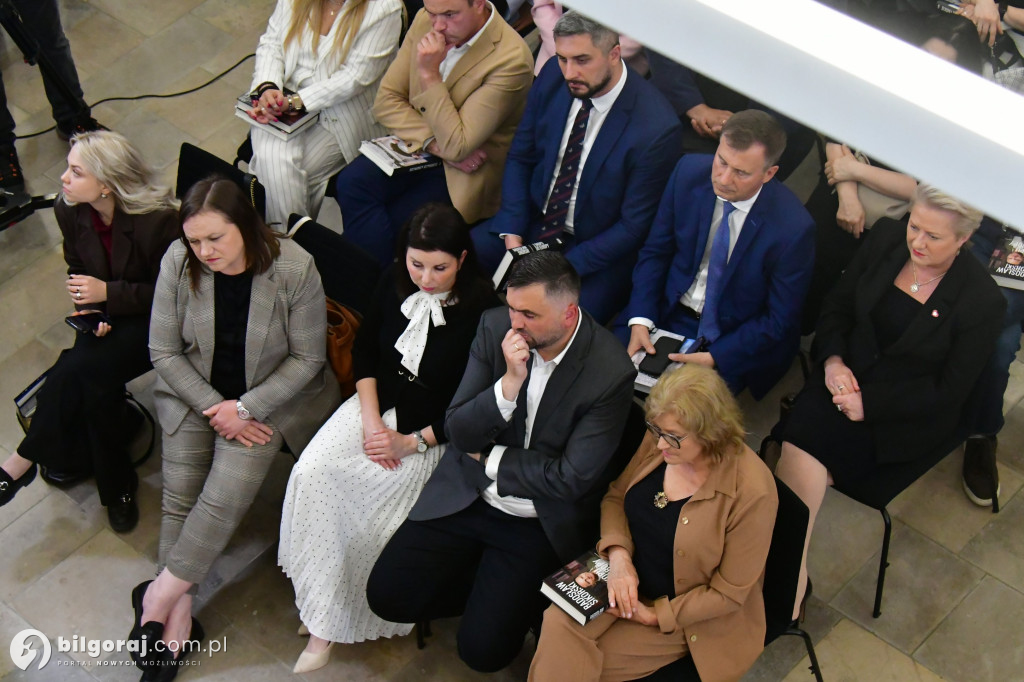 Radosław Sikorski na spotkaniu w Tarnogrodzie