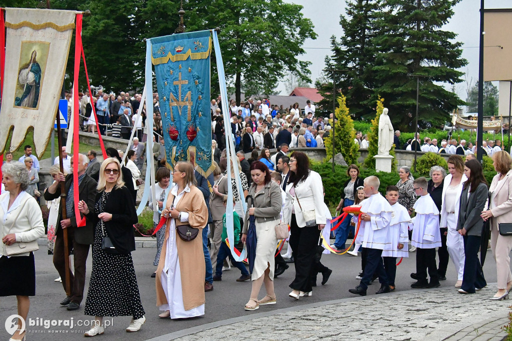 Boże Ciało w Biłgoraju. Procesja eucharystyczna