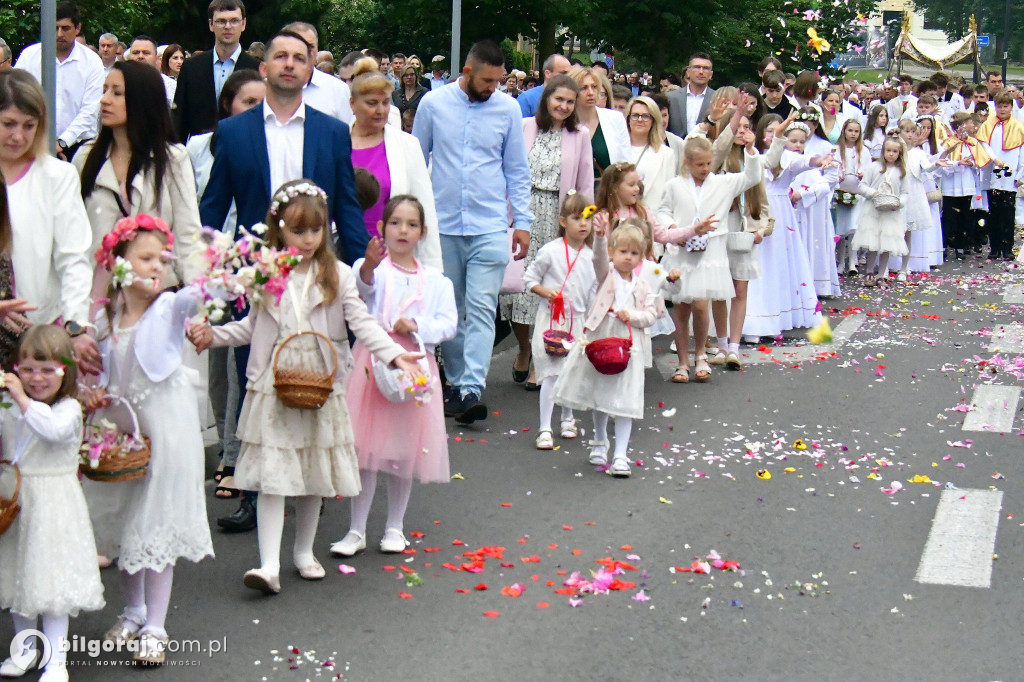Boże Ciało w Biłgoraju. Procesja eucharystyczna