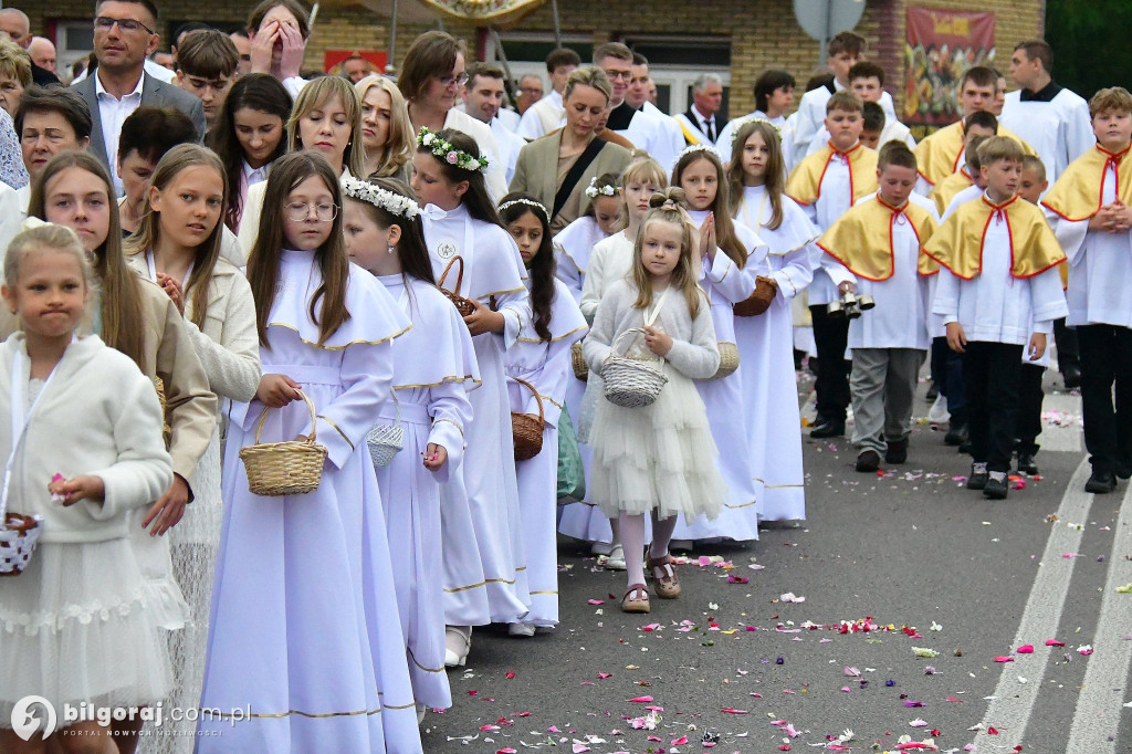 Boże Ciało w Biłgoraju. Procesja eucharystyczna