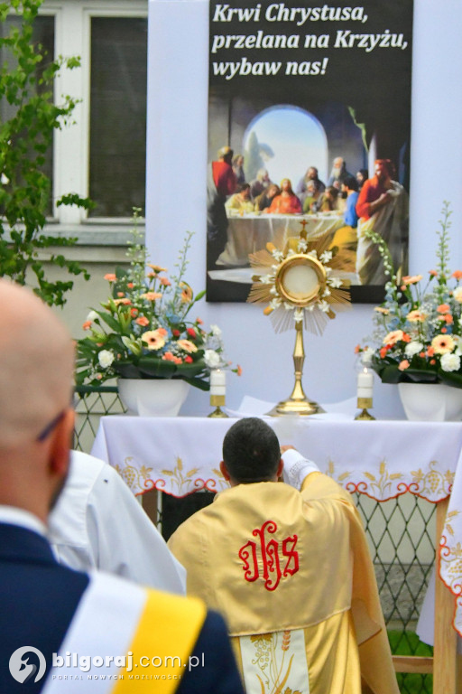 Boże Ciało w Biłgoraju. Procesja eucharystyczna