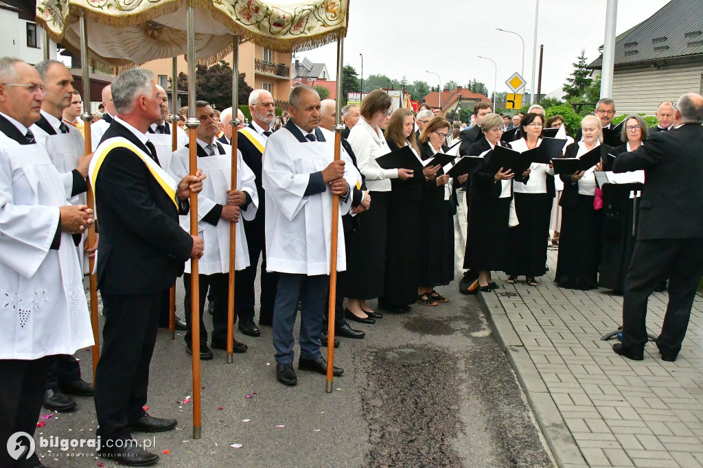 Boże Ciało w Biłgoraju. Procesja eucharystyczna